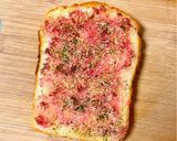 桜でんぶde幸せトースト作り方4写真