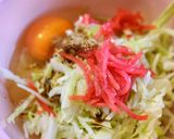 カヌレ型で作る♪カニカマとキャベツのお焼作り方2写真