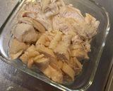 水晶鶏風 。鶏胸肉のお手軽茹で鶏。簡単作り方6写真
