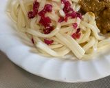 カリカリ梅カレーうどん（パスタ）作り方5写真