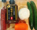 味研焼肉の生だれで 大根ときゅうりの即席キムチ風作り方2写真