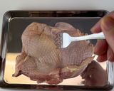 お肉しっとり😋レンジで3分鶏チャーシュー作り方4写真