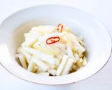 ポリポリ食感が良い【大根皮の柚子漬け】作り方4写真