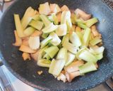 簡単🌟青梗菜とエリンギの鶏ガラ塩炒め作り方5写真