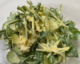 【簡単】生水菜の卵サラダ作り方5写真