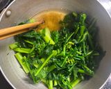 のらぼう菜の煮浸し。作り方3写真
