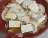 新玉ねぎと豚肉と豆腐のすき煮風♪作り方3写真