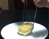 柿と生ハムのパスタ作り方22写真