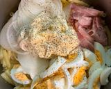 ベーコン卵マカロニサラダ作り方3写真