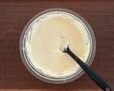 簡単🍑桃のアールグレイ レアチーズケーキ作り方3写真