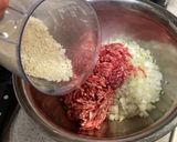 卵なしでもふんわりハンバーグ作り方4写真