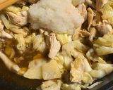 鶏ささみとキャベツのみぞれ煮作り方4写真