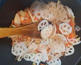筍と蓮根のきんぴら作り方7写真
