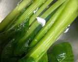 簡単小松菜のマスタード和え作り方1写真