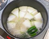 冷やしで美味しい♪冬瓜とエビのあっさり煮作り方2写真