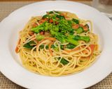 菜の花とアンチョビのパスタ作り方9写真