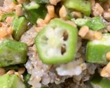 簡単　ひきわり納豆おくら丼作り方9写真