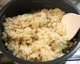簡単★大豆水煮入り玄米（ロウカット）ご飯作り方4写真