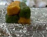 ほうれん草とにんじんの市松模様のクッキー作り方9写真