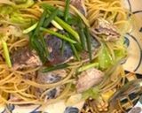 サバ缶だし和風パスタ作り方7写真
