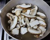 ほうれん草と椎茸の鶏ガラだしスープ作り方3写真