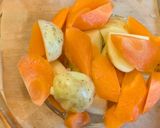 新じゃがのケチャップ炒め作り方1写真