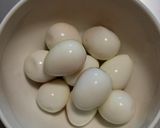 うずらの味付け卵～きゅうり醬油漬の汁で～作り方1写真