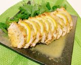 フライパンで鶏ムネ肉のレモン蒸し作り方5写真