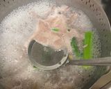 豆腐のスープ　ひき肉そぼろのせ作り方2写真