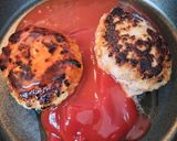 夏でもモリモリ！簡単旨辛煮込みハンバーグ作り方3写真