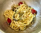冷製パスタ！夏野菜の柚子胡椒ダシダハニー作り方5写真