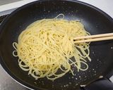 明太子とシラスの和風パスタ作り方5写真