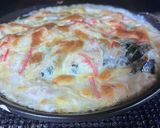 今日の晩御飯ズッキーニのカニマヨチー焼き作り方6写真