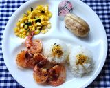 ガーリックシュリンププレート♪作り方2写真