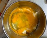 レンジ簡単梅クリームシーフード味炒飯弁当作り方6写真
