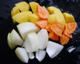 簡単！牛焼肉リメイク☆肉じゃが作り方1写真