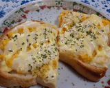 レンジ炒りたまとチーズのトースト作り方6写真