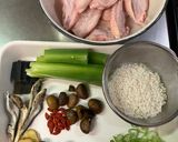 疲れた時に♪手羽中で作る薬膳参鶏湯作り方1写真