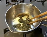 柿の生葉茶の出し殻で作った佃煮作り方3写真