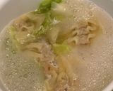 キャベツたっぷり旨い基本のワンタンスープ作り方4写真