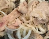新玉葱と豚ロースのやわらか旨だれ生姜焼き作り方6写真