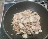 酢を入れて少しさっぱりの肉野菜炒め作り方4写真