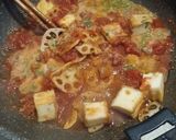 しゃきしゃき蓮根厚揚げの豚肉入り麻婆ご飯作り方2写真