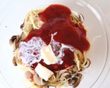 ビストロレンジで【Bistroナポリタン作り方6写真