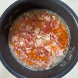 革命的！大量でもパラパラ豚バラチャーハン作り方3写真
