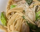 簡単　和風豚肉とレタスえのきのパスタ作り方21写真