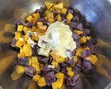 2色芋のスイートポテトサラダ🟨🟪🍠作り方4写真