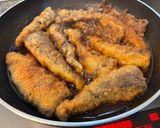 マグロ揚げ焼きソースカツ丼作り方6写真