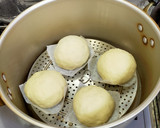 小松菜たっぷりの肉まん(皮はHMで簡単)作り方9写真