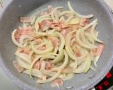 豆乳レモンクリームパスタ風～蕎麦～♡！作り方3写真